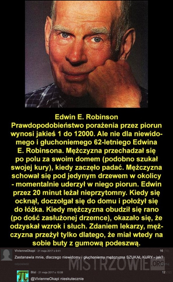 Edwin E. Robinson –  