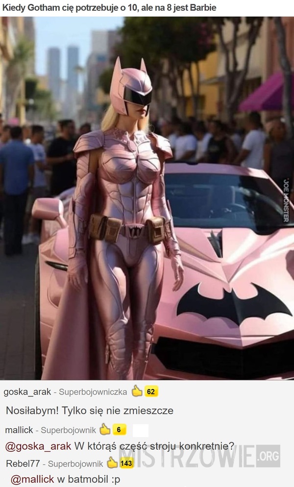 Kiedy Gotham cię potrzebuje o 10, ale na 8 jest Barbie –  