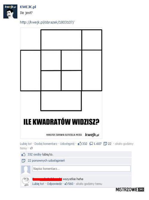 Ile kwadratów widzisz?