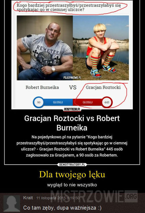 Gracjan vs Robert