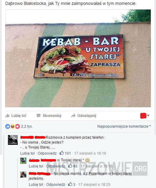 Kebab "U Twojej Starej"