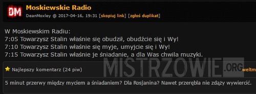 Moskiewskie radio