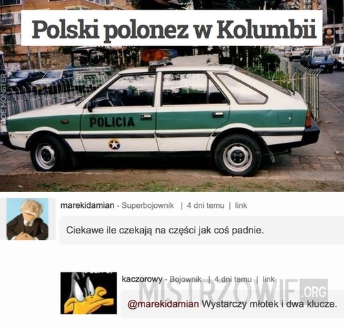 Polski polonez w Kolumbii