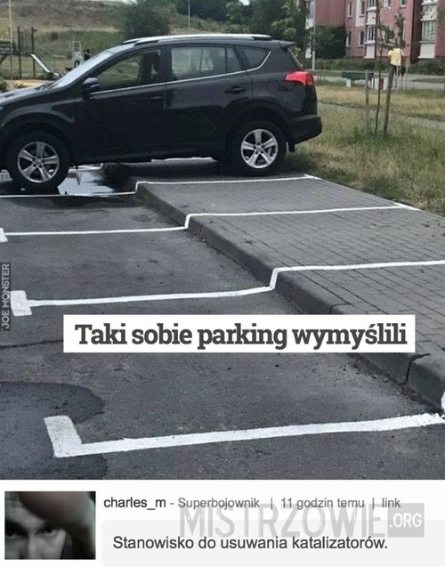 Taki sobie parking wymyślili