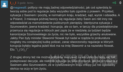 Poziom polskiej sceny politycznej