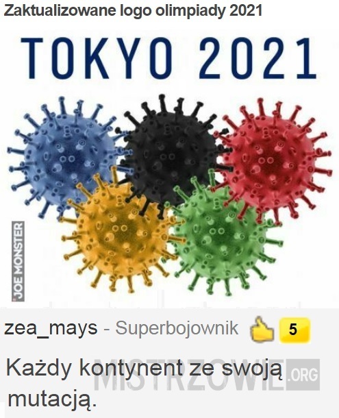 Zaktualizowane logo olimpiady 2021