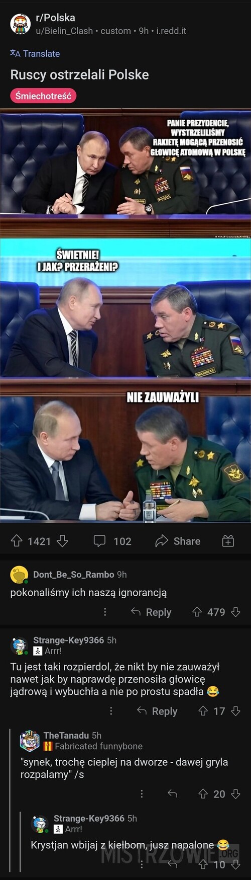 Ruscy ostrzelali Polskę