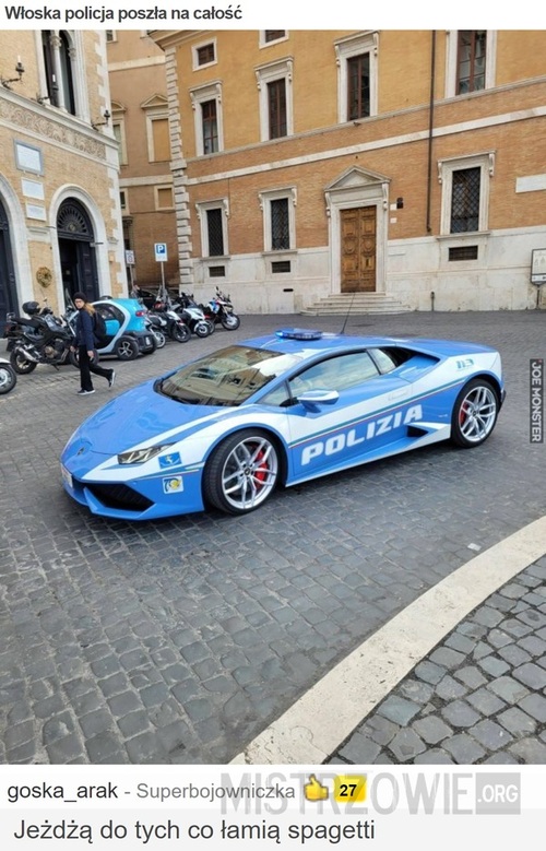 Włoska policja poszła na całość